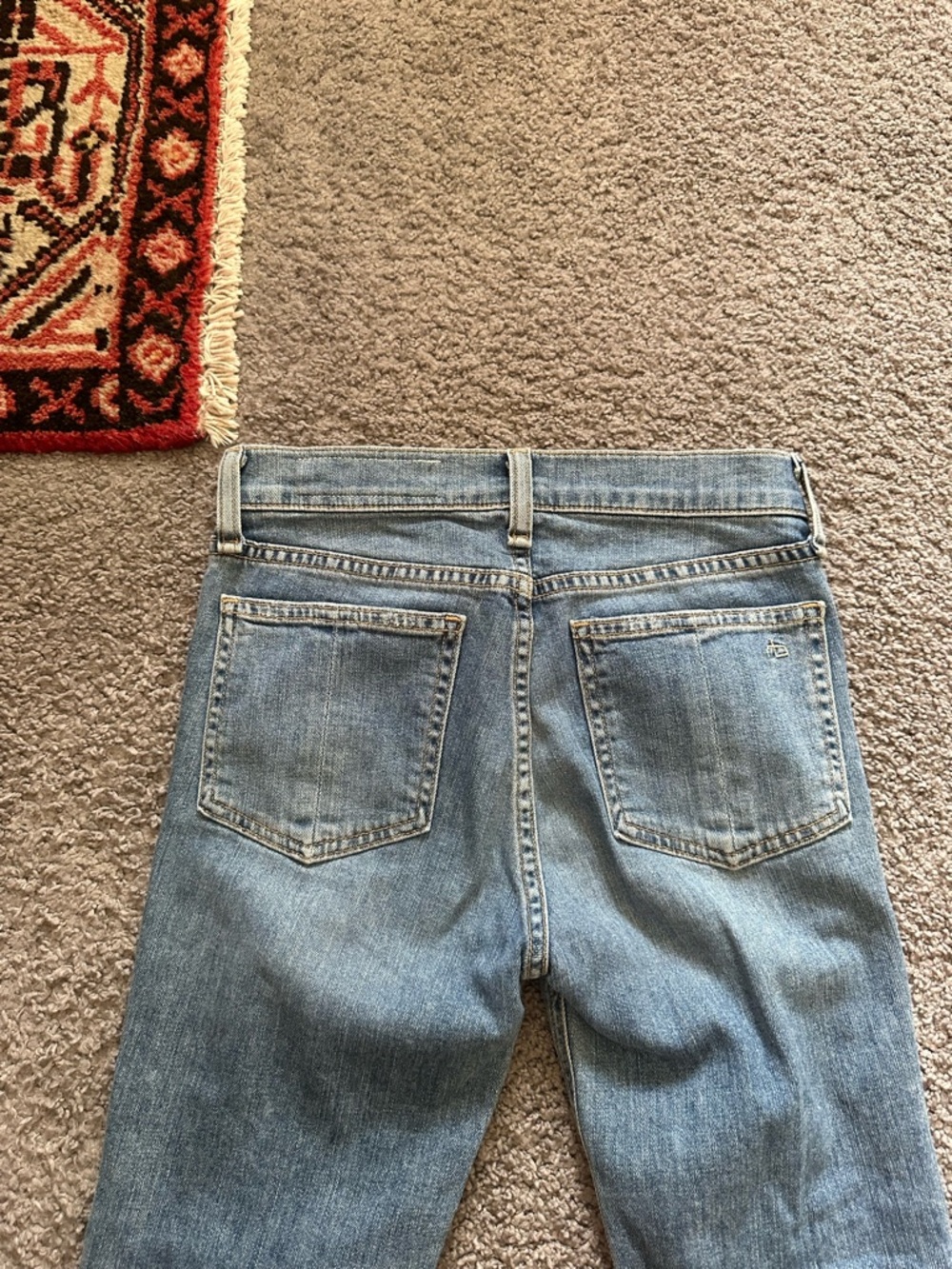rag & bone Stovepipe High Rise Jeans - Picture 7 of 8